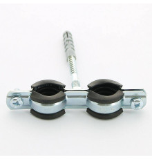 Хомут двойной с резиновым уплотнителем, шпилькой и дюбелем Uni-Fitt 1/2 дюйма (20-24 мм) 850D2800