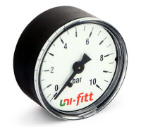 Манометр аксиальный Uni-Fitt 10 бар 63 мм 1/4 300D3030