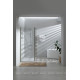 Боковое стекло Allen Brau Priority 900 мм стекло Optiwhite браш. алюминий 3.31017.BA