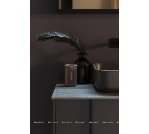 Раковина накладная Allen Brau FANTASY Quad 500x360 мм антрацит 4.11021.AN