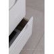 Тумба с раковиной Aquanet София 80 2 ящика белый глянец 00274192