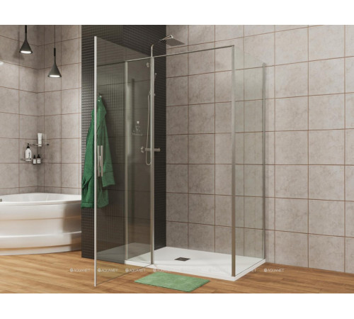 Душевое ограждение Allen Brau Priority 900x900 мм 8 мм хром 3.31025.00/3.31043.00