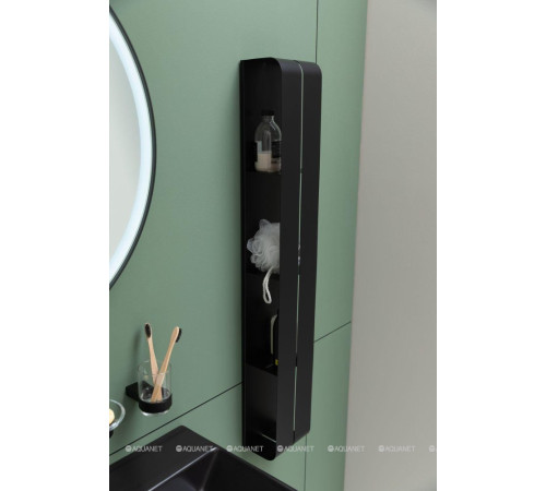 Полка Aquanet Магнум H 150х1000х112 мм вертикальная черный матовый 00326457