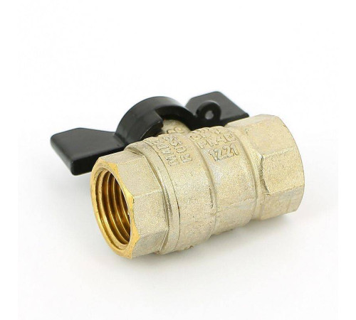 Кран шаровой LD Pride 47.300.15 полнопроходной 1/2 ВР/ВР бабочка 47.300.15