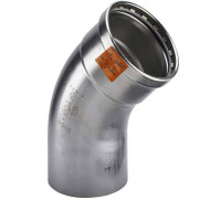 Угол-вставка пресс 45° Viega Sanpress Inox XL 108 мм 482701