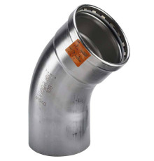 Угол-вставка пресс 45° Viega Sanpress Inox XL 108 мм 482701