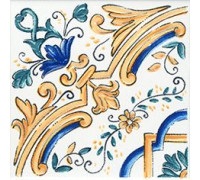 Вставка напольная Kerama Marazzi Капри майолика 9,9х9,9 см STG/A484/1146