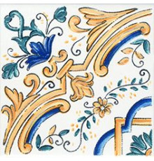 Вставка напольная Kerama Marazzi Капри майолика 9,9х9,9 см STG/A484/1146