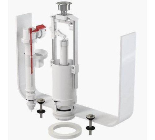 Выпускной комплект Alcaplast со стоп-кнопкой и впускным механизмом A17 1/2 хром SA2000S 1/2