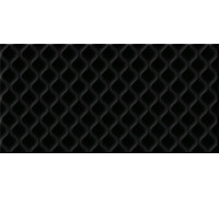 Плитка настенная Cersanit Deco рельеф черный 29,8x59,8 см DEL232D-60