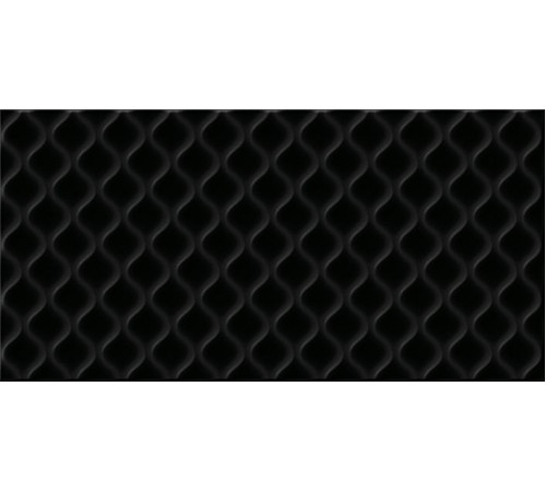 Плитка настенная Cersanit Deco рельеф черный 29,8x59,8 см DEL232D-60