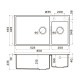 Кухонная мойка Omoikiri Tedori 85-2-U-GR Tetogranit 85x46.5 см leningrad grey 4993542