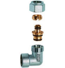 Угольник цанговый FAR 1/2 ВР с концовкой для металлопластиковых труб 16х2 мм FC 5311 12 58190