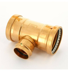 Тройник пресс медный Viega Profipress XL 88.9x54x88.9 мм 476991