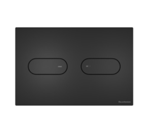 Клавиша смыва Artceram Inox 710 245х165 мм 2 режима Black Matt 710.000.BM