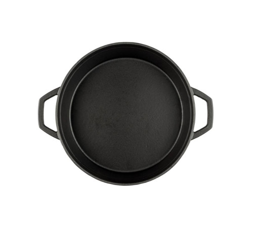 Кастрюля низкая Hascevher Y KT 28 см черная матовая A890028