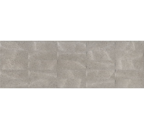 Плитка настенная Kerama Marazzi Безана серая структура обрезная 25х75 см 12152R