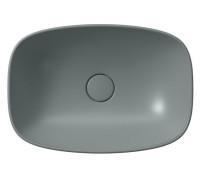 Раковина-чаша накладная GSI Nubes 500x350 мм овальная Agave Matte 9784PVC04