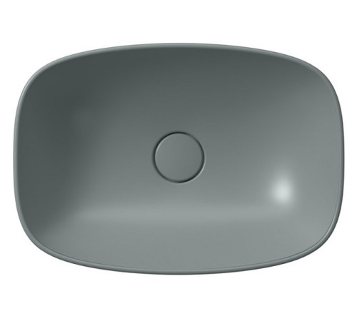 Раковина-чаша накладная GSI Nubes 500x350 мм овальная Agave Matte 9784PVC04
