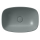 Раковина-чаша накладная GSI Nubes 500x350 мм овальная Agave Matte 9784PVC04