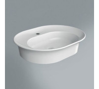 Раковина накладная Kerama Marazzi CANALETTO 60 см белая глянцевая CN.wb.60