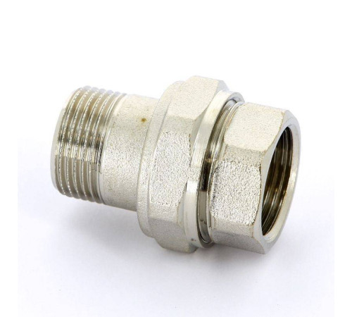 Разъемное соединение НВ Uni-Fitt прямое никелированное с O-ring 3/4 650N3000