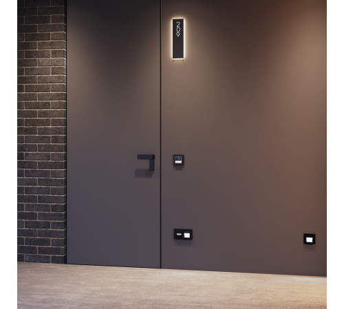 Кнопка звонка с индикацией для отелей (белый) W1114601