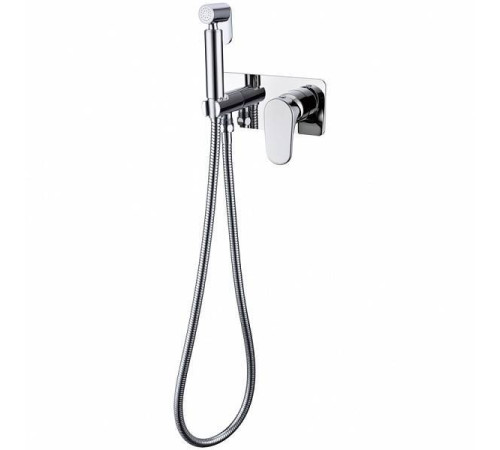 Гигиенический душ встраиваемый Boheme Spectre со смесителем хром 457-CR