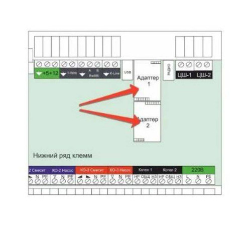 Плата цифровой шины ZONT универсальная для Climatic ML00005842