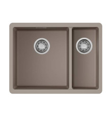 Кухонная мойка Omoikiri Kata 55-2-U-SA Artgranit 55x42 см бежевый 4993421