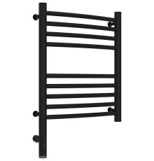 Полотенцесушитель электрический Сунержа Богема 3.0 выгнутая 400x500 мм левый матовый черный 31-5802-5040