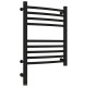 Полотенцесушитель электрический Сунержа Богема 3.0 выгнутая 400x500 мм левый матовый черный 31-5802-5040