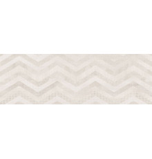 Плитка настенная Cersanit Shevron декорированная бежевый 25х75 см VNU011D
