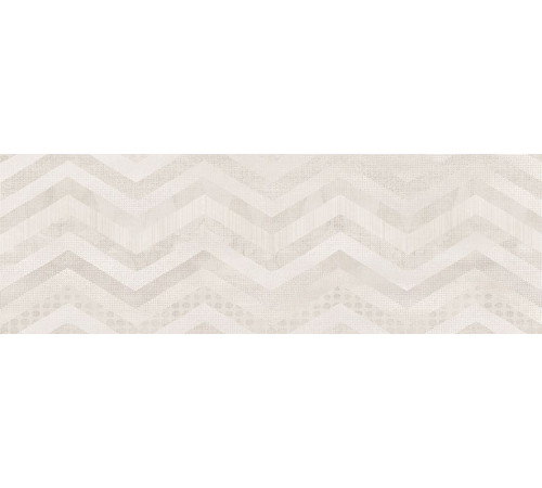 Плитка настенная Cersanit Shevron декорированная бежевый 25х75 см VNU011D
