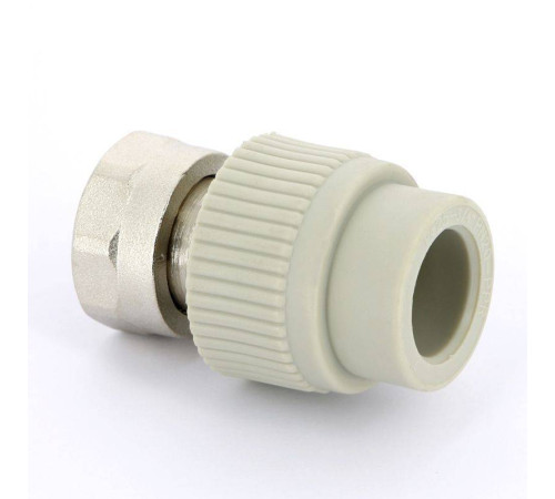 Муфта полипропиленовая FV-Plast с накидной гайкой и вварным патрубком 25x1 223025