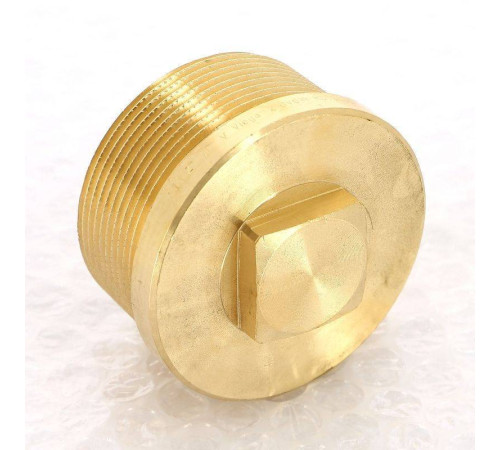 Заглушка бронзовая Viega 2 наружная резьба 322151