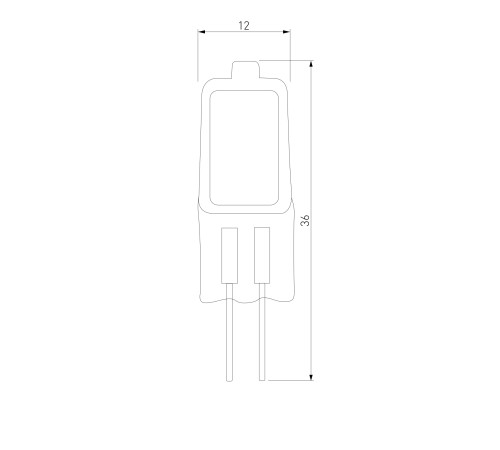 Галогенная лампа 35W G4 BХ106