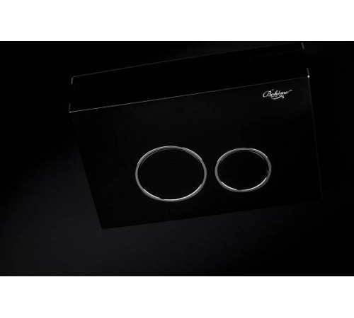 Кнопка смыва Boheme NeoArt пластик 24х1.5х16 см черный/золото 663