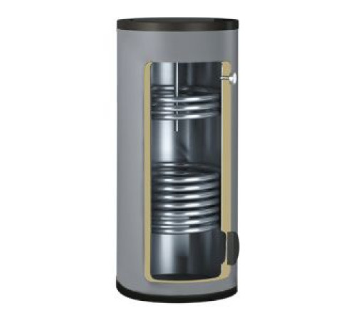 Водонагреватель косвенного нагрева Gekon B02 300 л напольный 2 ТО 40/28 кВт нержавеющая сталь GK3002