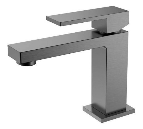 Смеситель для раковины Boheme Qubic графит матовый 471-GM