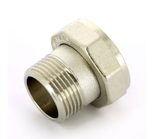 Соединение с накидной гайкой НВ Uni-Fitt 1 x 1 1/4 никелированное с плоской прокладкой 624N4500