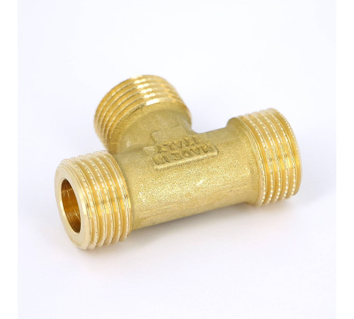 Тройник с наружной резьбой Tiemme 1/2 с плоским торцом 4710020