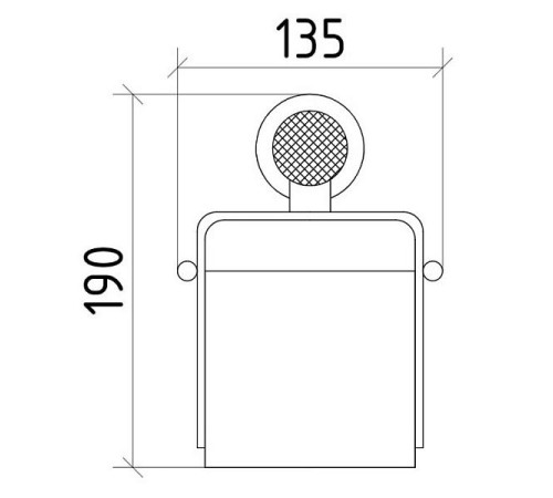 Держатель для туалетной бумаги подвесной Boheme Royal Cristal бронза 10921-BR