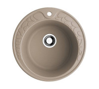 Кухонная мойка Omoikiri Tovada 51-SA Artgranit 51x51 см бежевый 4993412