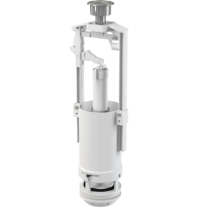 Сливной механизм для бачка AlcaPlast со стоп-кнопкой A2000-CHROM