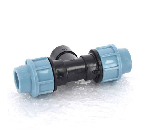 Тройник обжимной с внутренней резьбой Unidelta 20х1/2 для ПНД 1007020002