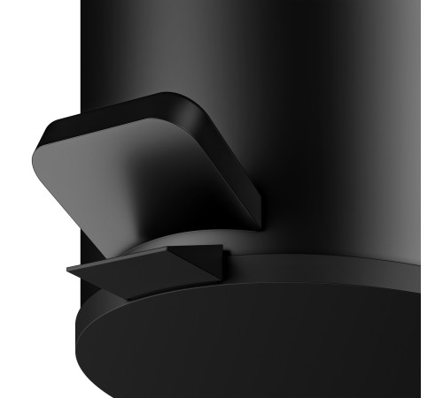 Ведро для мусора настенное KEUCO PLAN 3 л черный матовый 14977 370000