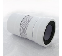 Труба фановая L=200-330 мм гофр., вход 97-107 мм, выход 110 мм