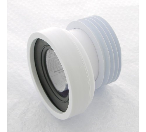 Труба фановая Acaplast L=120 мм с манжетой и смещением 20 мм 97-107/110 мм 508948