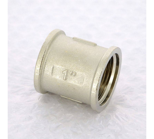 Муфта резьбовая никелированная Uni-Fitt ВР-ВР 1 602N4400